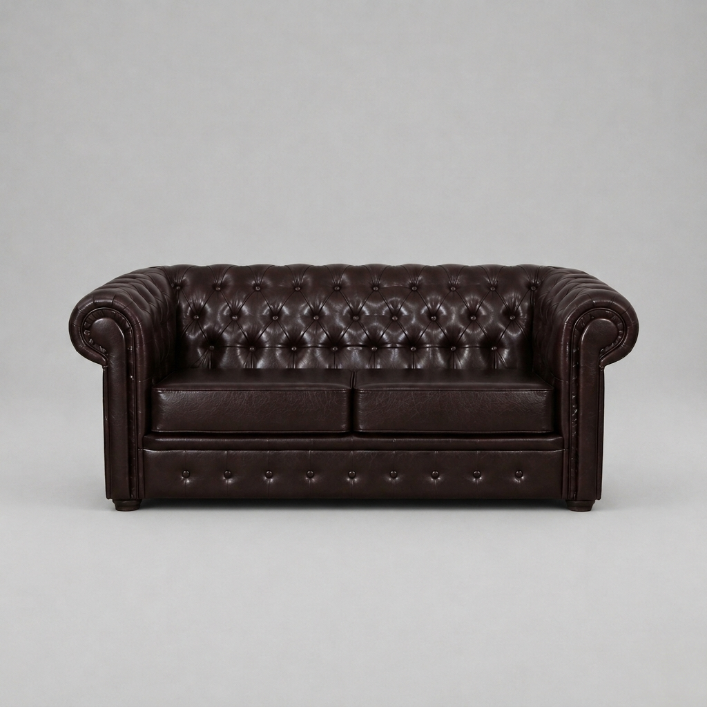 Chesterfield, 2 Seater, Brown