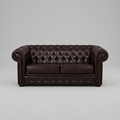 Chesterfield, 2 Seater, Brown