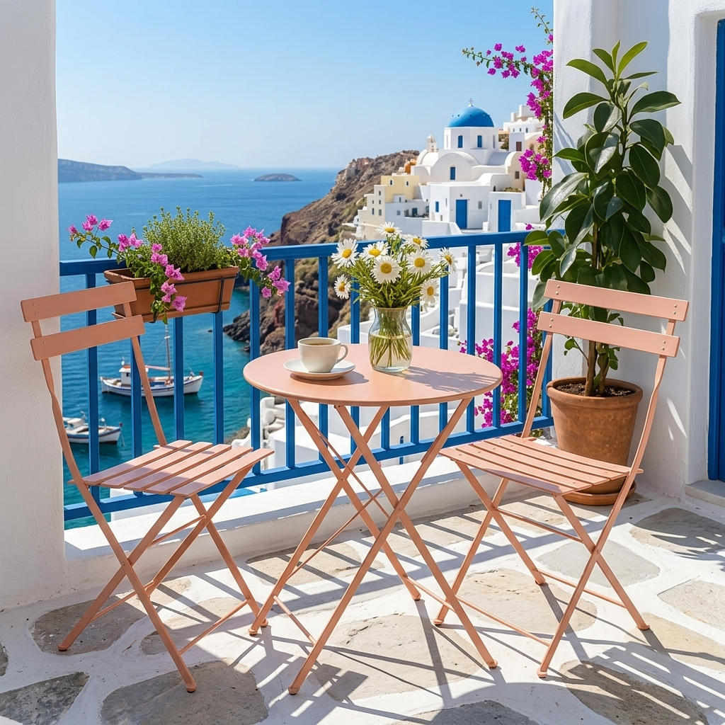 Pink Bistro Set