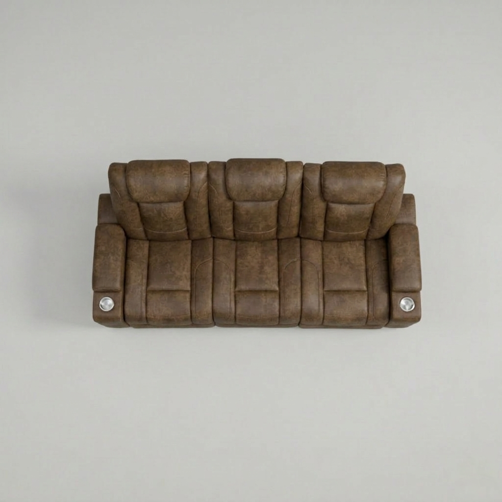 Jupiter, 3 Seater Sofa, Brown
