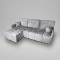 Deli - Reversible L Shaped Sofabed - Grey
