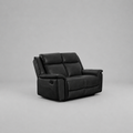 Torino, 2 Seater Sofa, Black