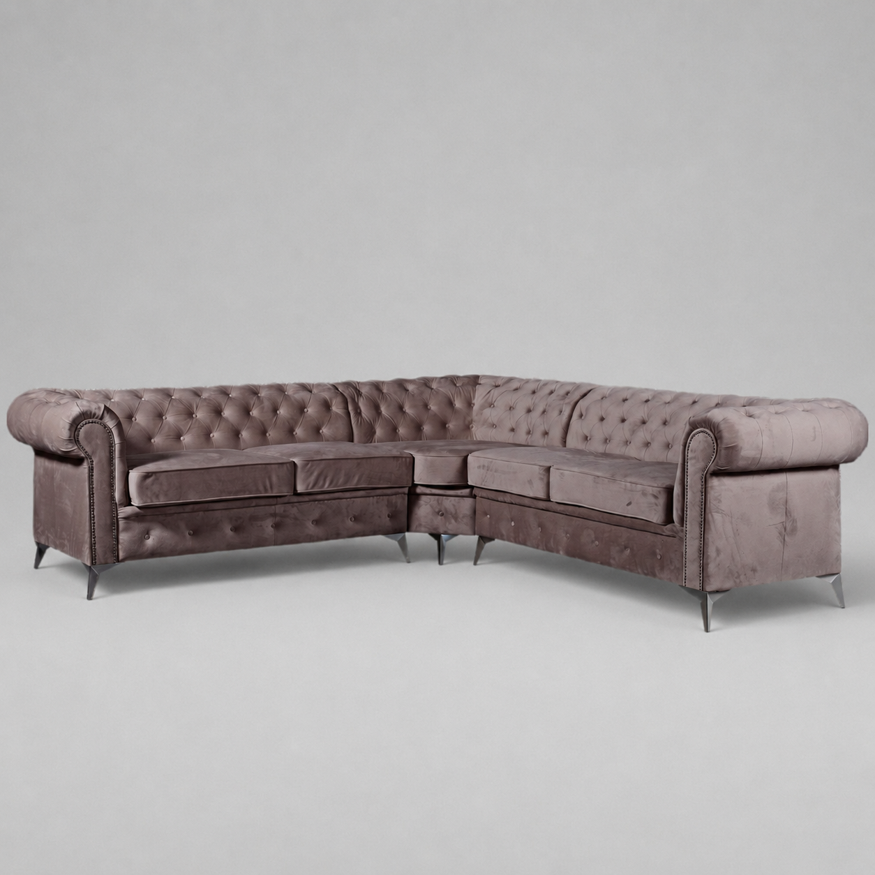 Roma Chesterfield, Corner, Taupe