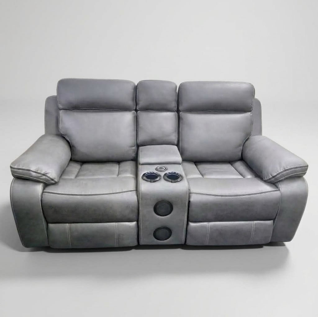 Techno, 2 Seater Sofa, Grey