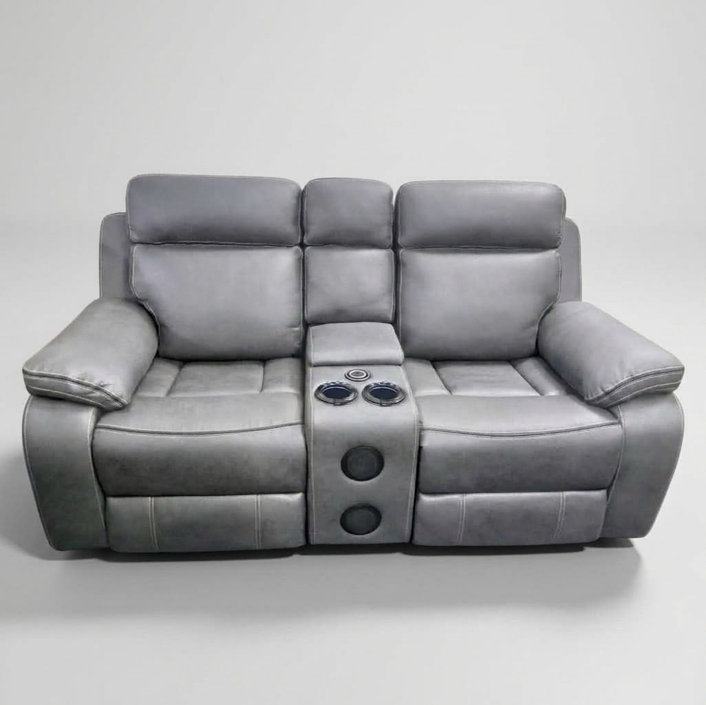 Techno, 2 Seater Sofa, Grey