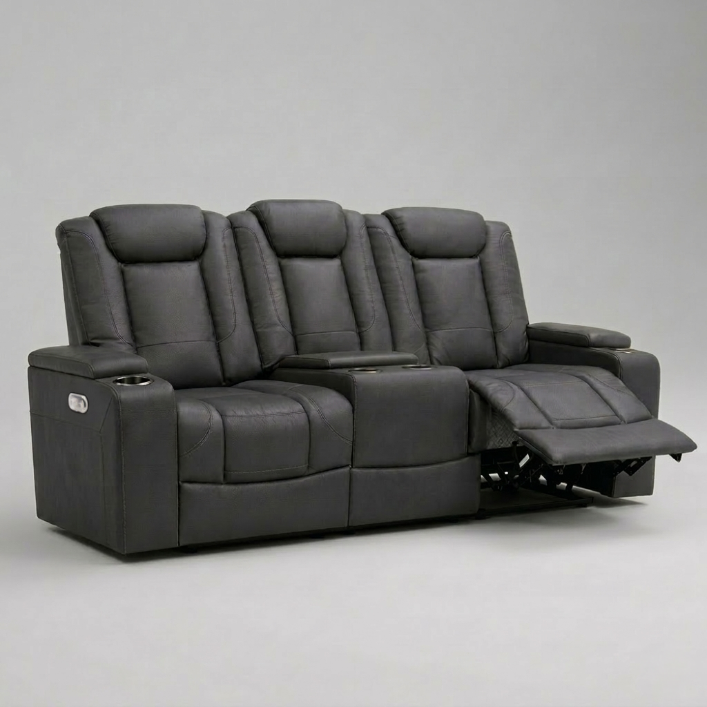 Jupiter, 3 Seater Sofa, Grey