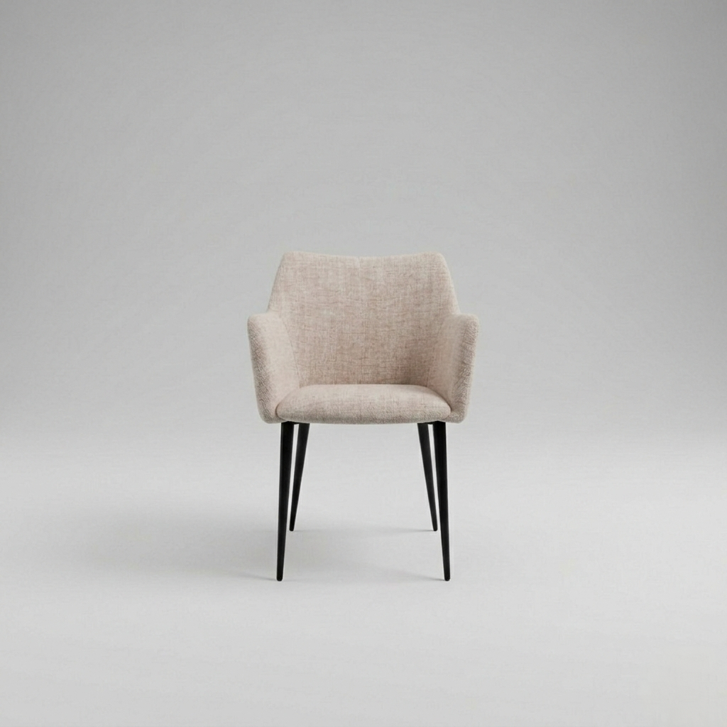 Paris, Dining Chair, Oat Tweed