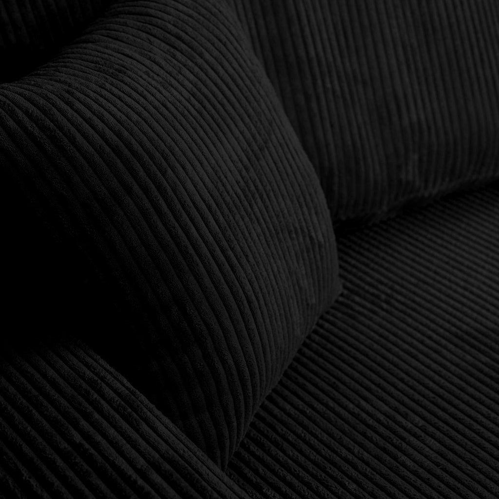 Yasmine U Shaped Sofabeds, Black