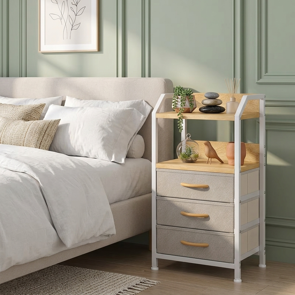 Bedside drawer table