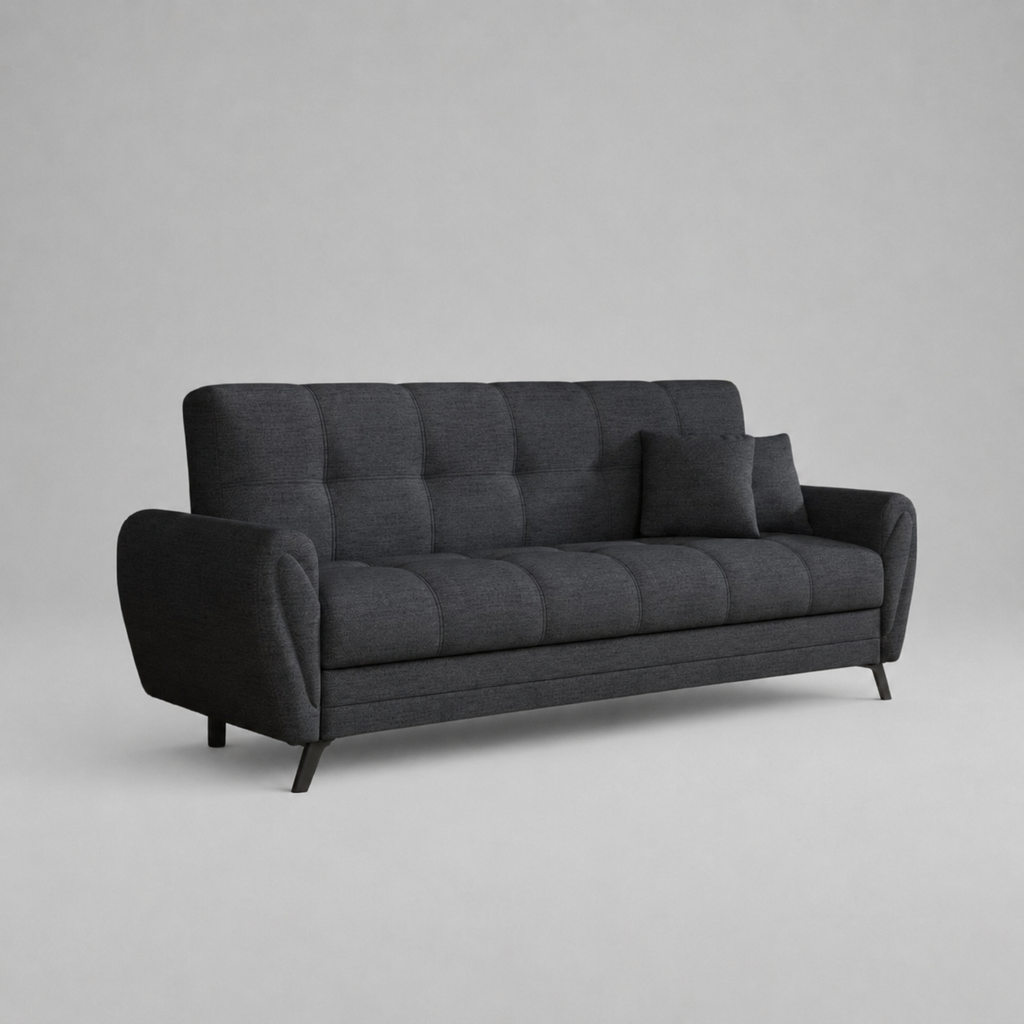 Kaya 3 Seater Sofabed - Dark Grey