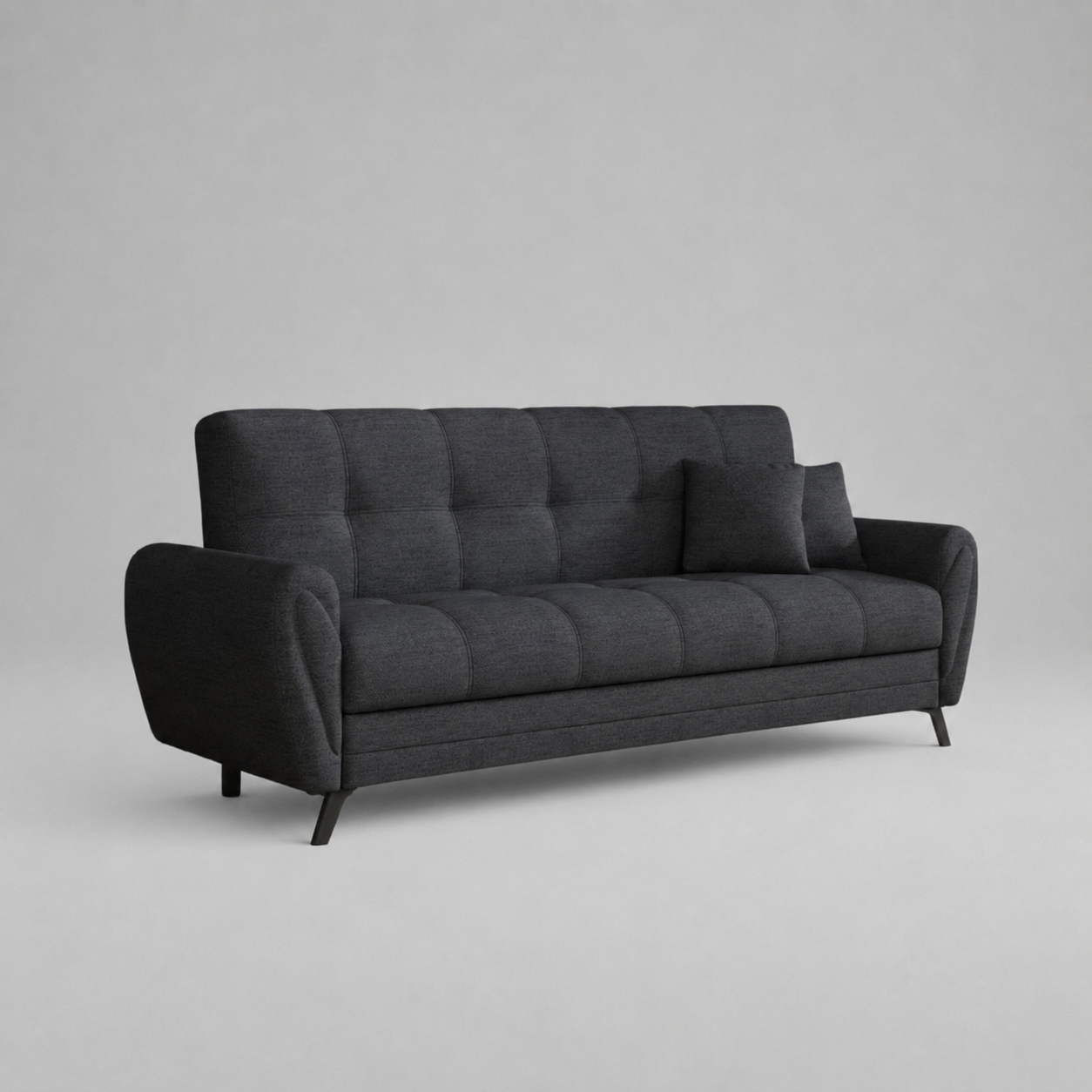 Kaya 3 Seater Sofabed - Dark Grey