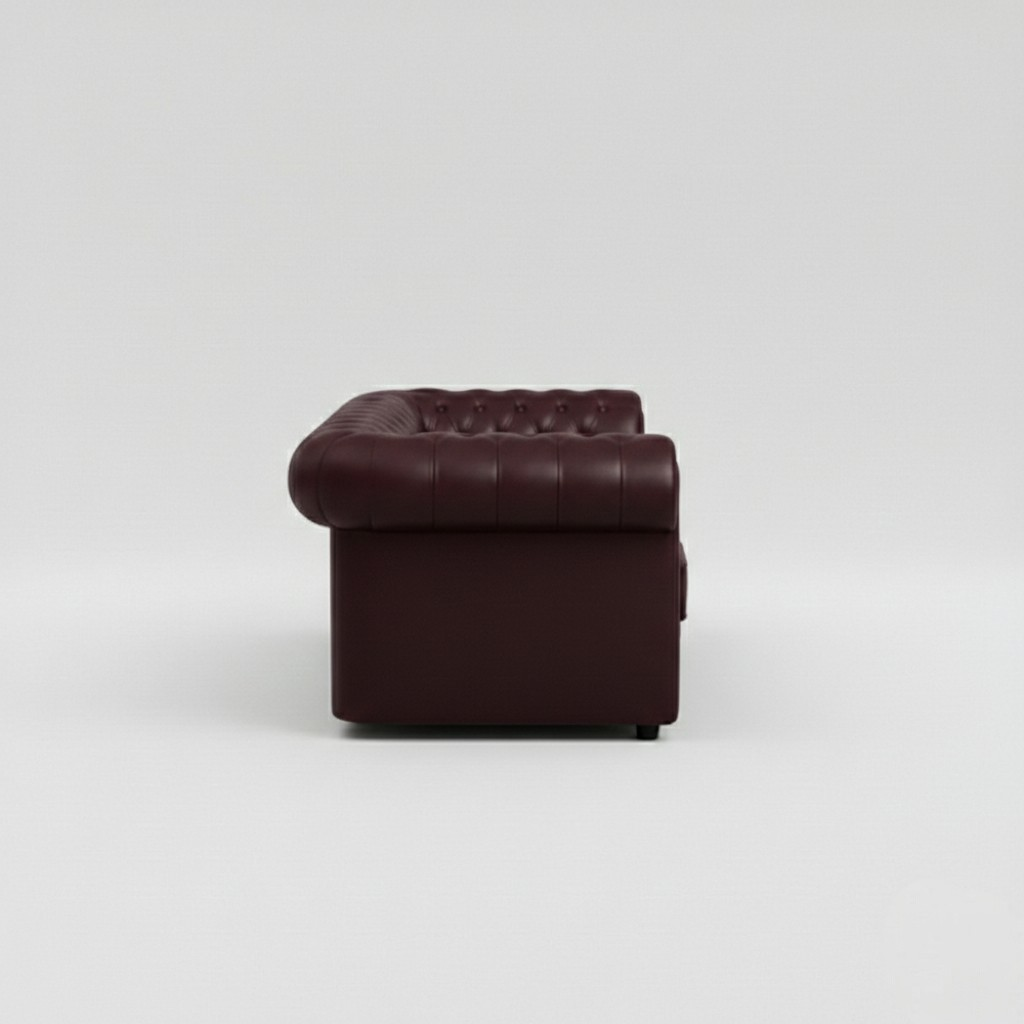 Chesterfield, 3 Seater, Antique Brown