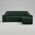 Yasmine L Shaped Sofabeds, Green