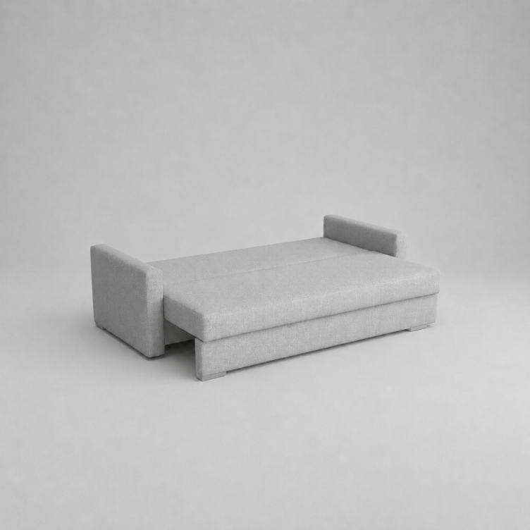 Stella Sofabeds, 3 Seater, Light Grey