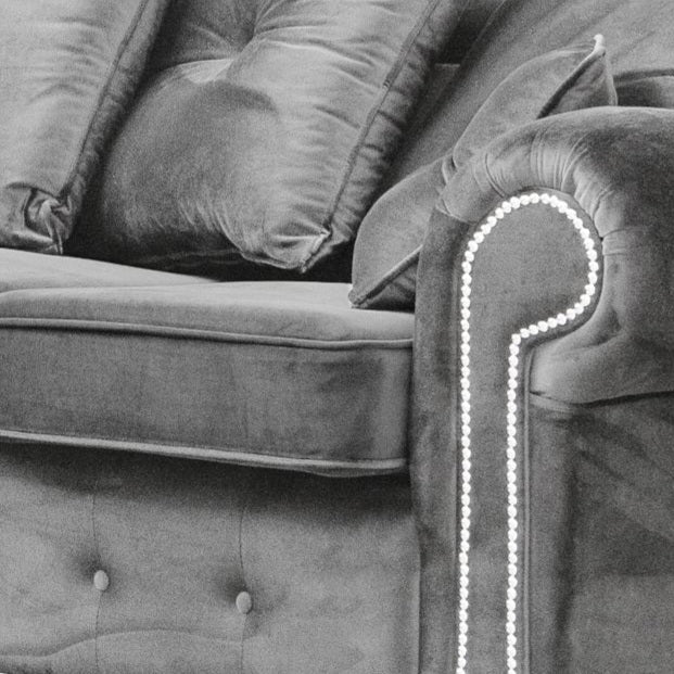 Olimpia Grey 5 Seater corner sofa