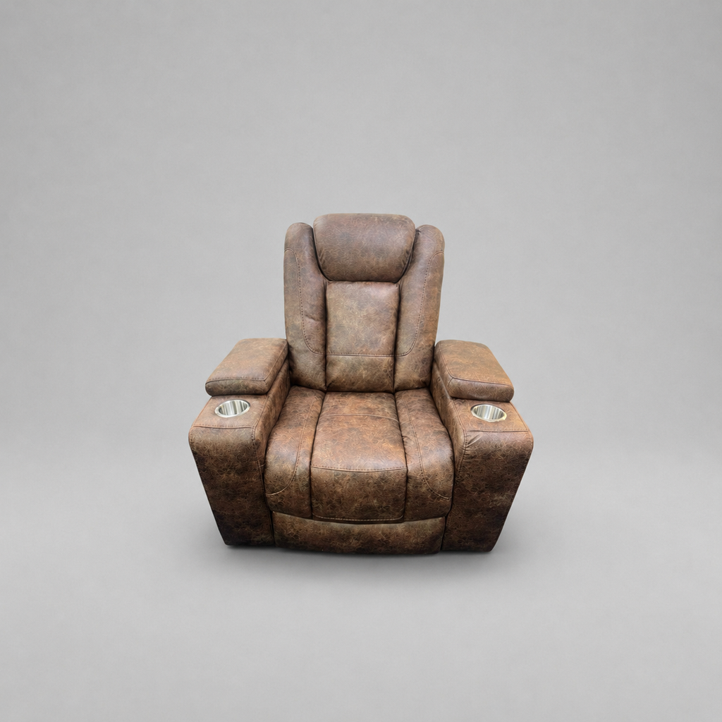 Jupiter, 1 Seater Sofa, Brown