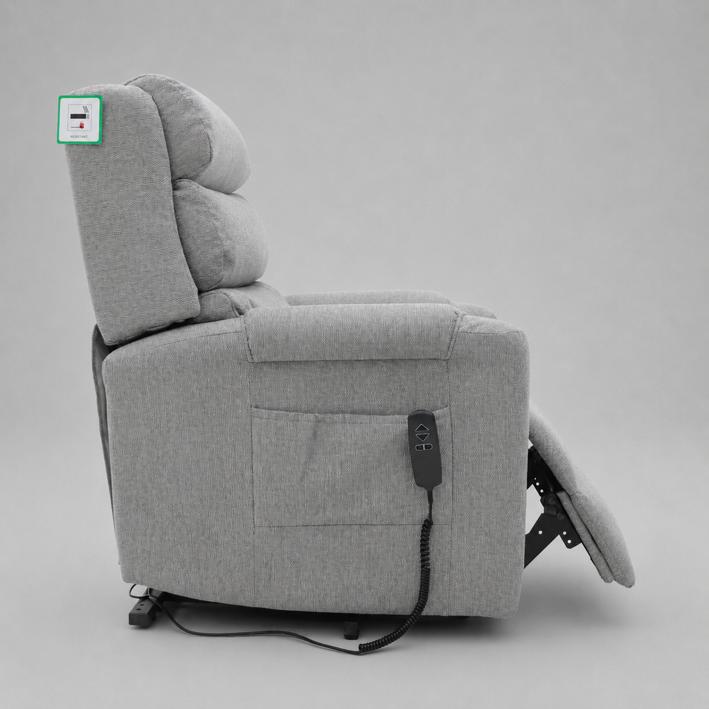 Burton, Riser Recliner, Grey