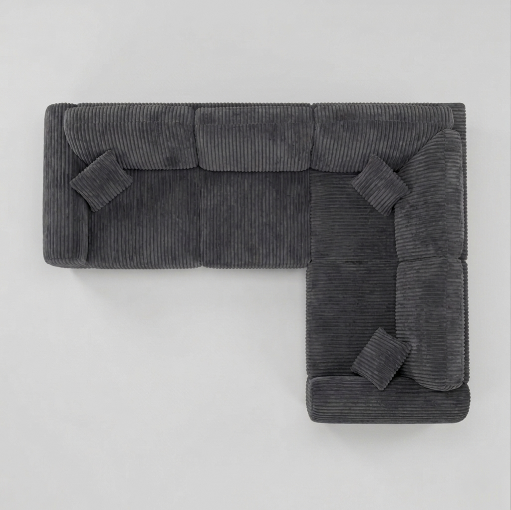 Vinci, L Corner, Dark Grey