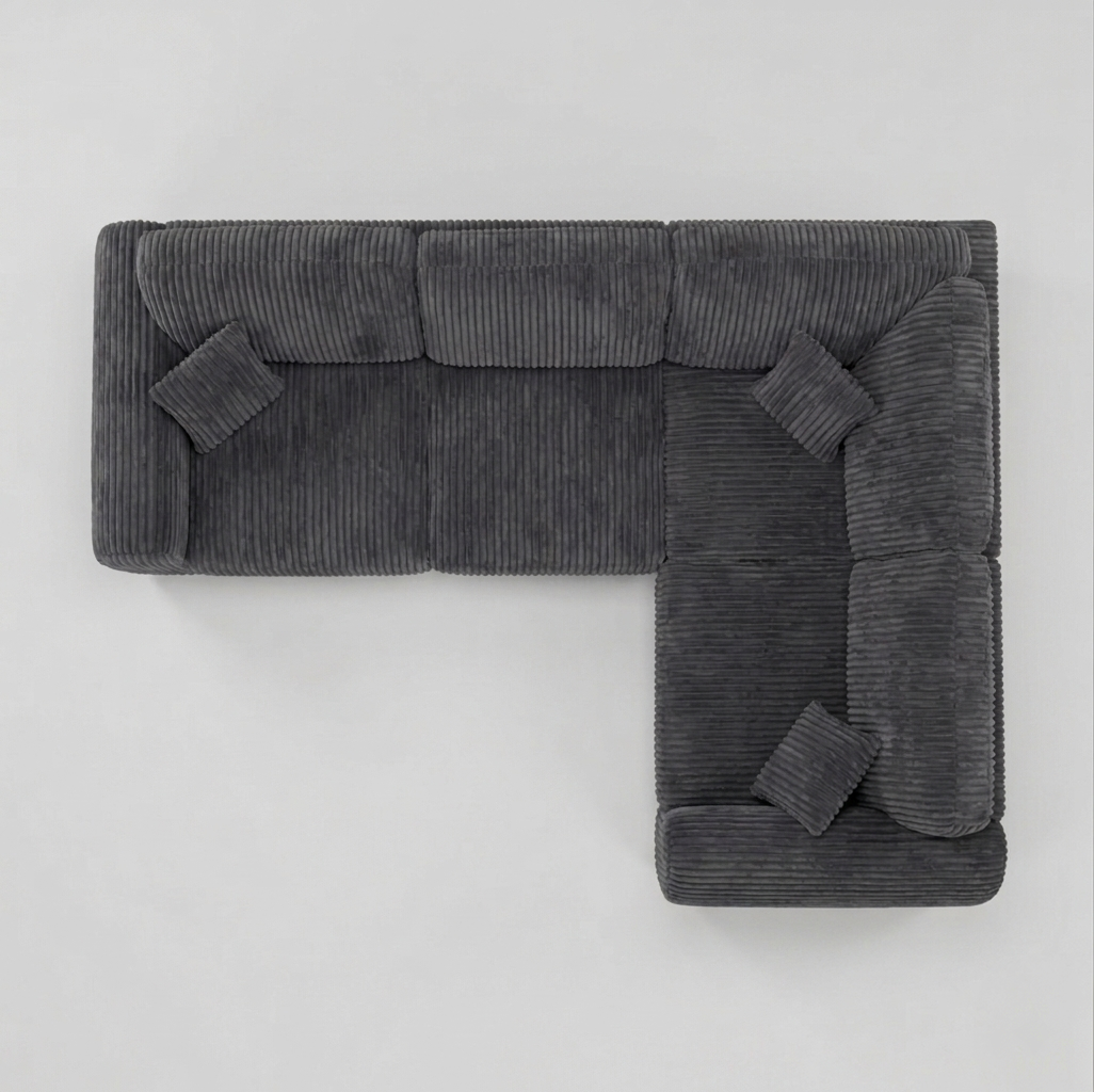 Vinci, L Corner, Dark Grey
