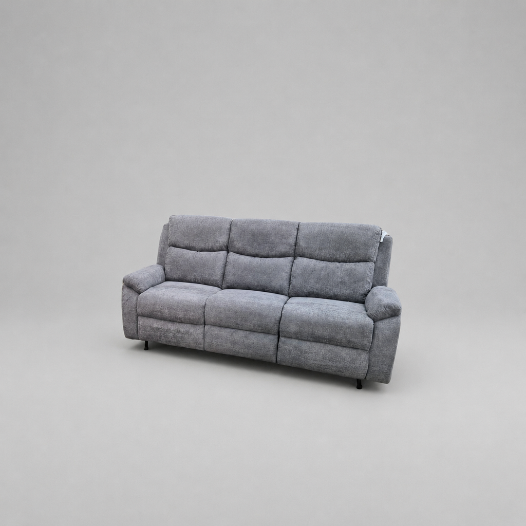 Toro (Manual), 3 Seater Sofa, Grey