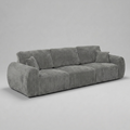 Vinci, 3 seater, Grey