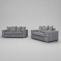 Lisbon, Kensington Fabric, 3+2 Set - Dark Grey