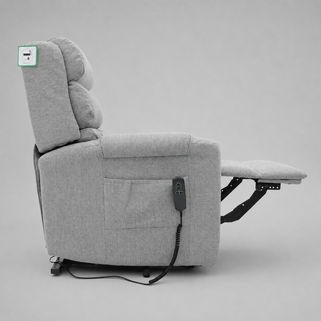 Burton, Riser Recliner, Grey
