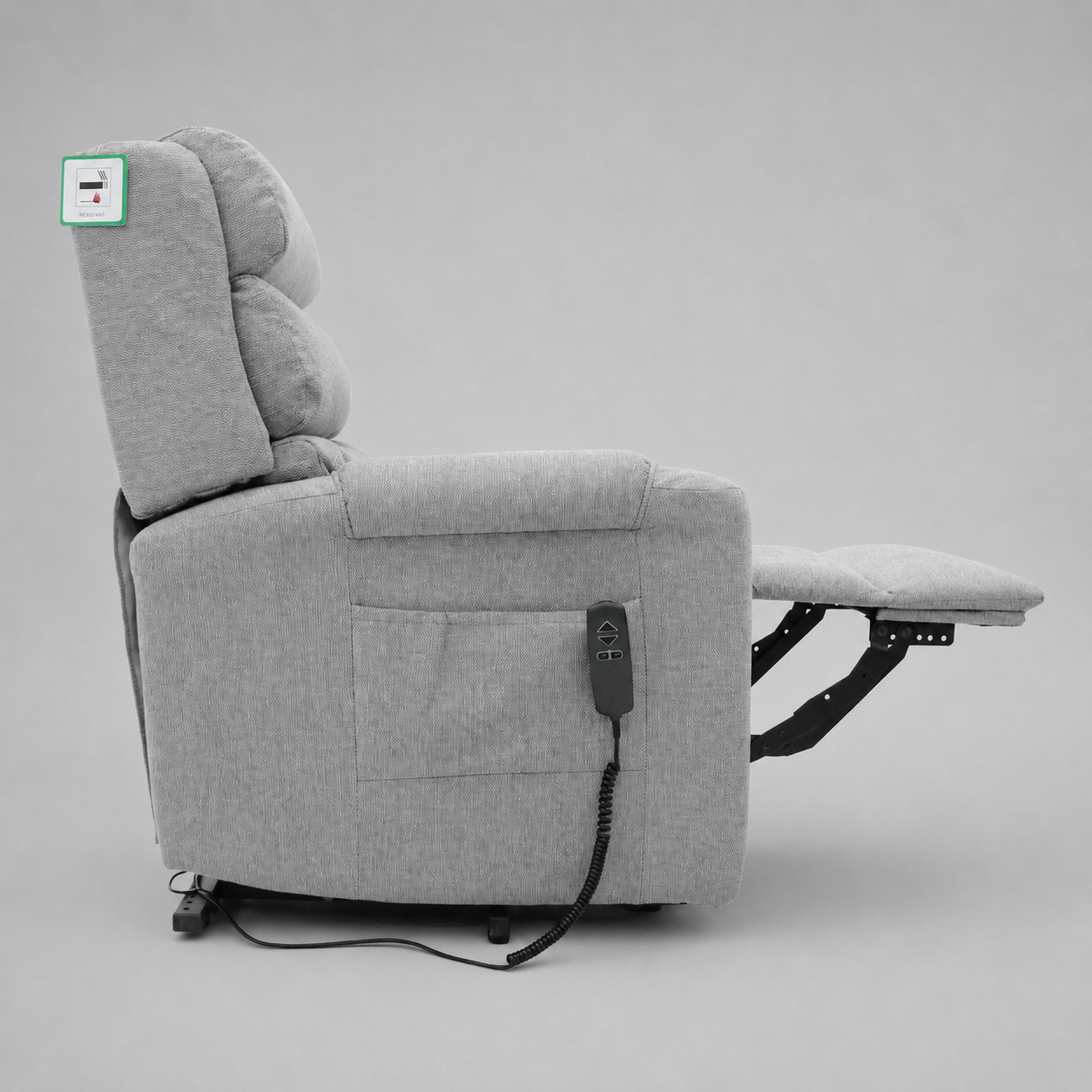 Burton, Riser Recliner, Grey