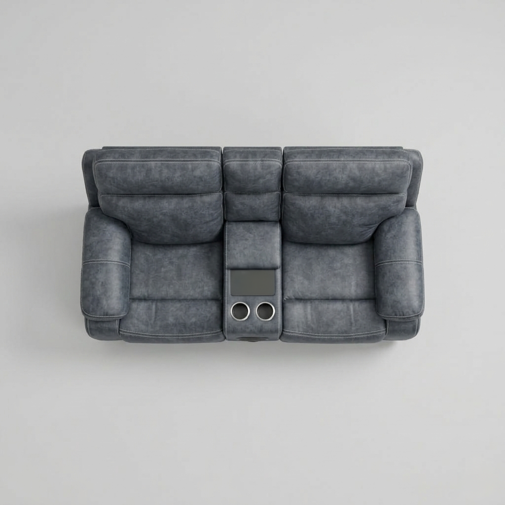 Techno, 2 Seater Sofa, Grey