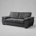 Amalfi Jumbo Cord 3 Seater Sofa - Dark Grey