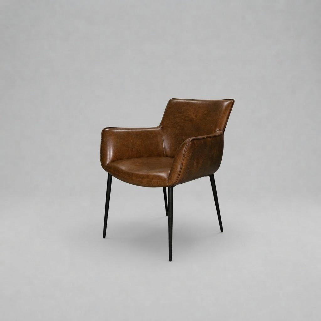 Rustic 02, Dining Chair, Brown