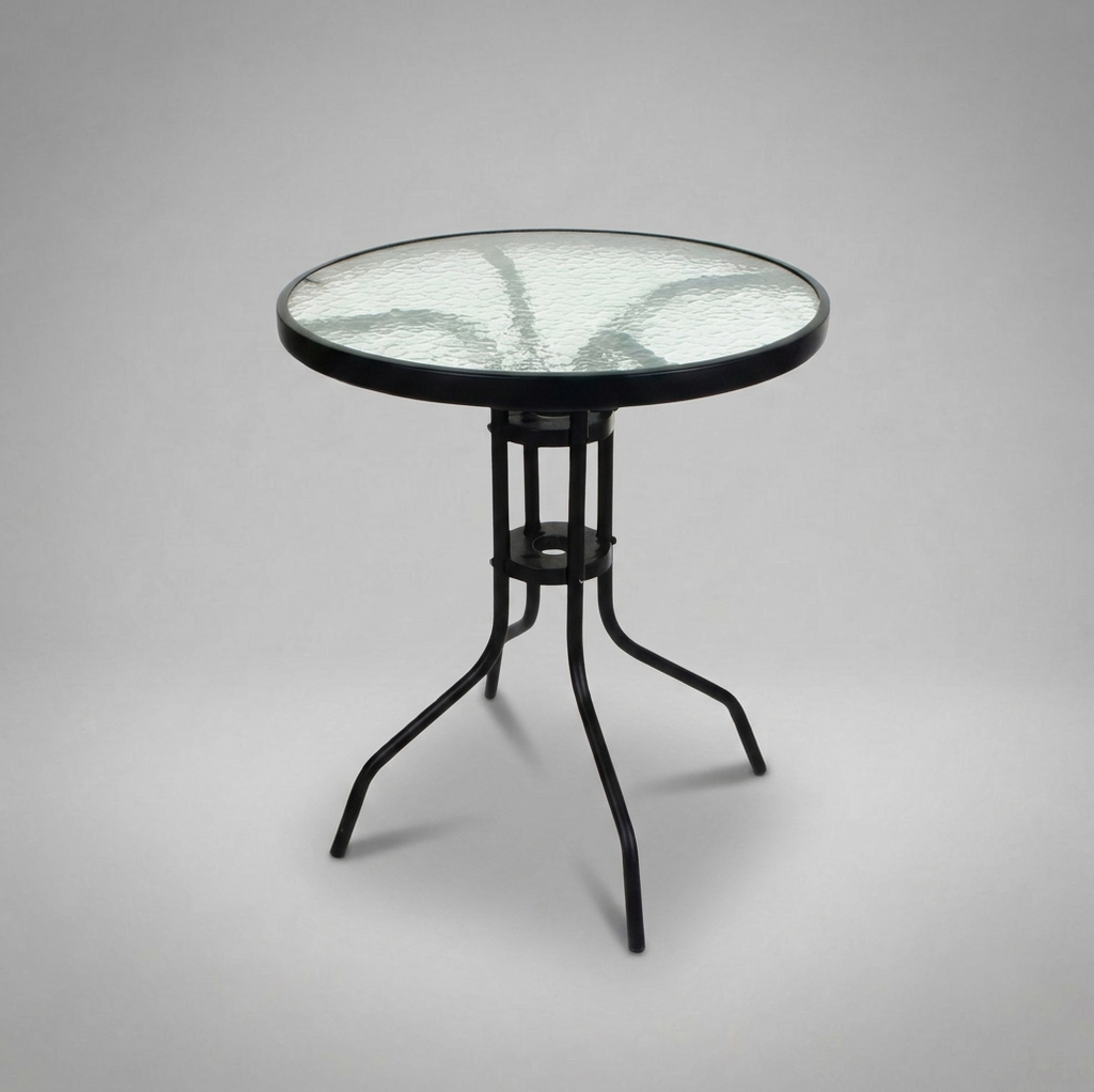 Glass Balcony Table