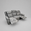 Normandy, 3 Seater Sofa, Grey