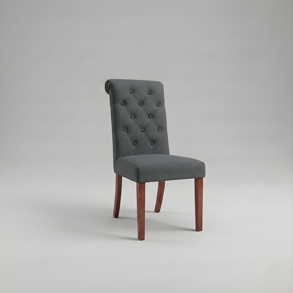 Dappa Wooden, Dining Chair, Dark Grey