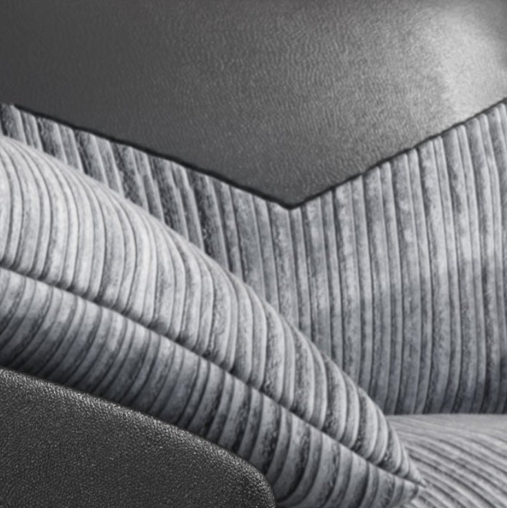 Dino, 2 Seater, Grey + Black