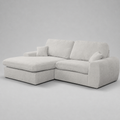 Vinicius, Modular Cinema Set, Beige, L Shaped Corner (Pouf included)