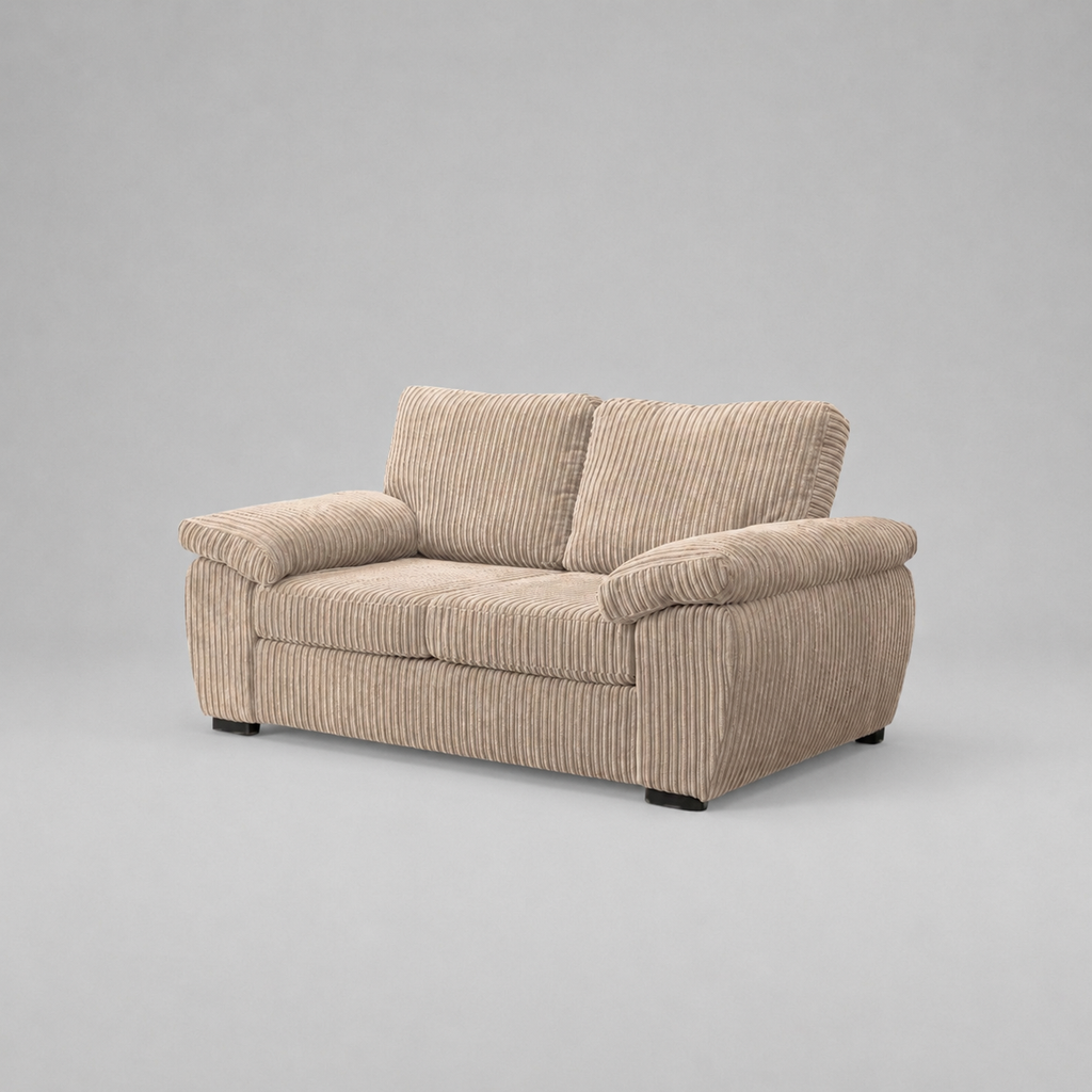 Amalfi Jumbo Cord 2 Seater Sofa - Beige