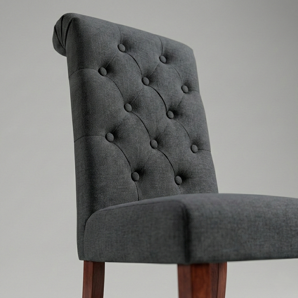 Dappa Wooden, Dining Chair, Dark Grey