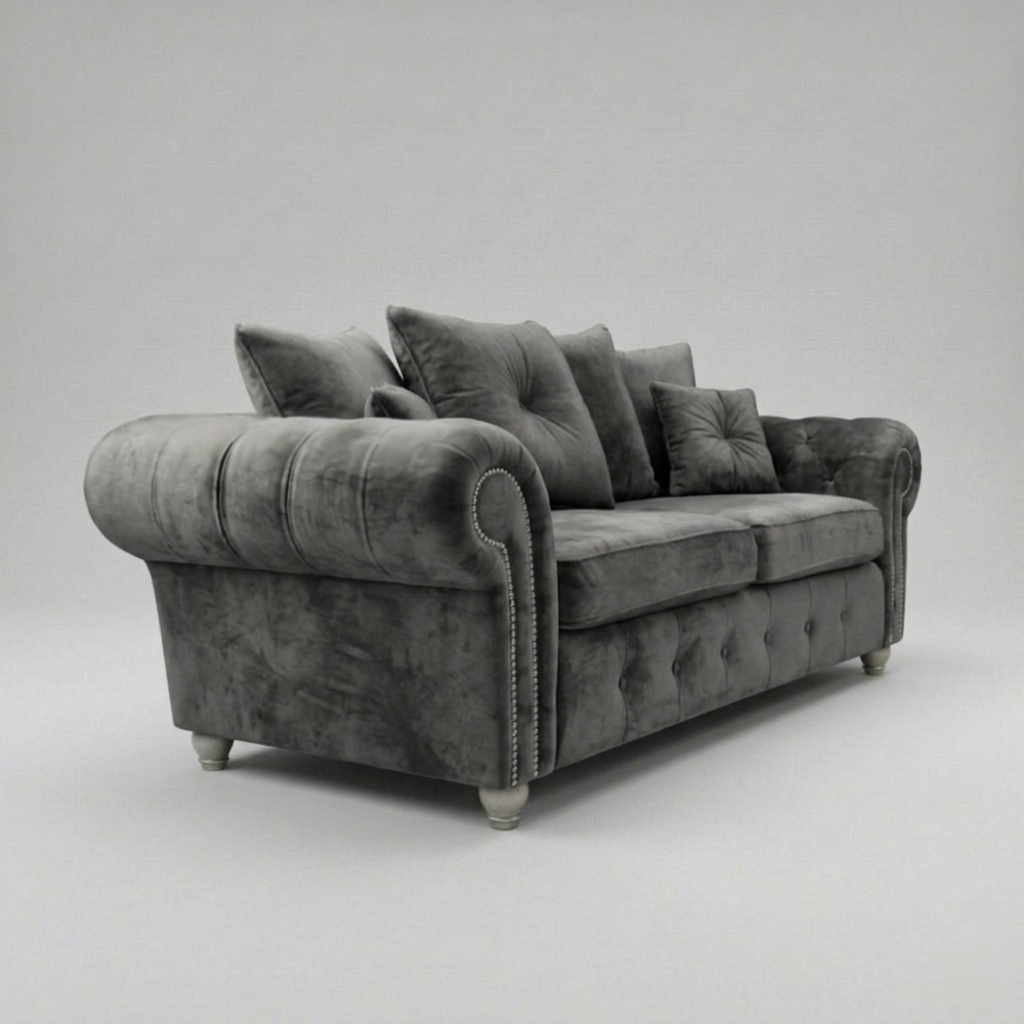 Olimpia Grey 3 seater