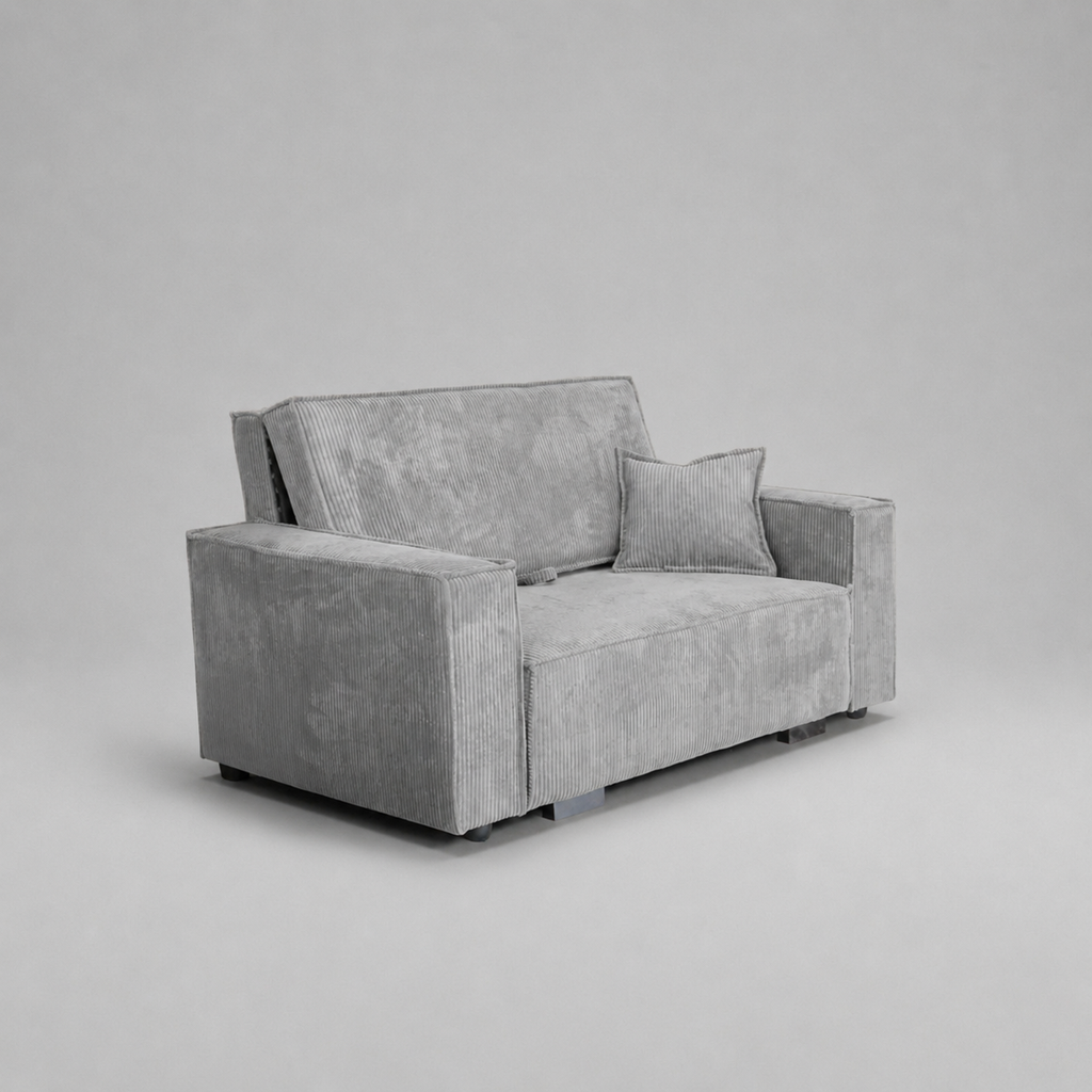Viva Deluxe Sofabeds, 2 Seater, Jumbo Cord, Mink