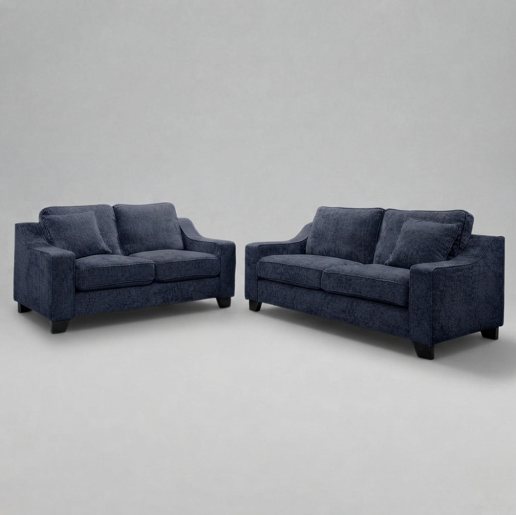 Nabraska, 3+2 Seater, Blue