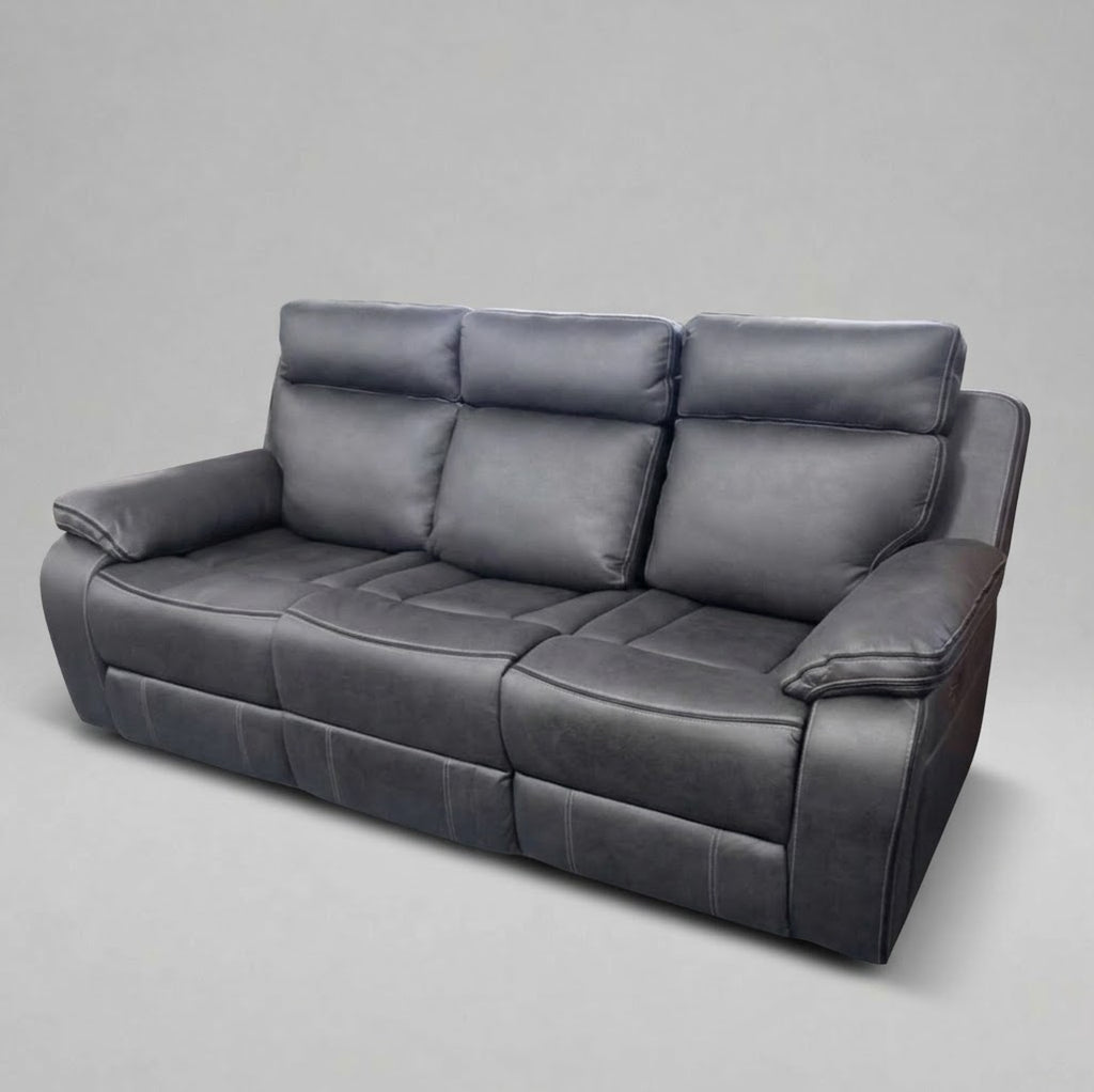 Techno, 3 Seater Sofa, Grey