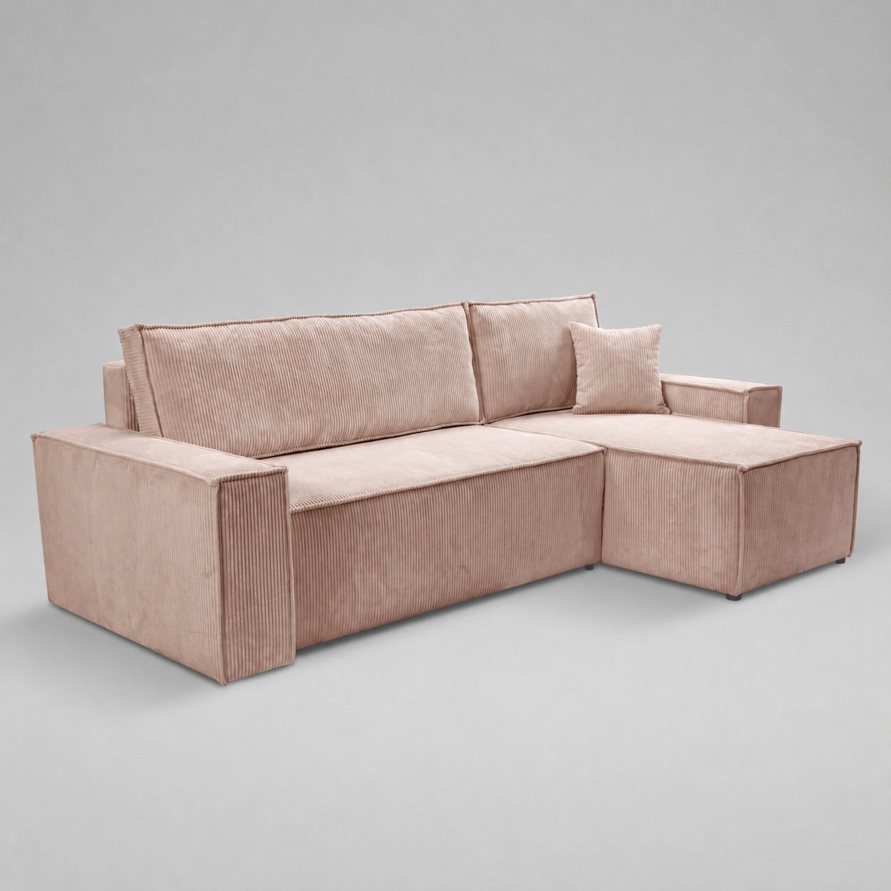 Pati Universal Jumbo Cord Sofabed, Corner - Rogue