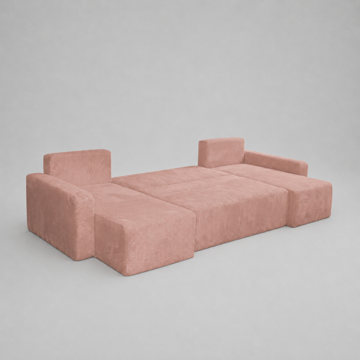 Yasmine U Shaped Sofabeds, Pink