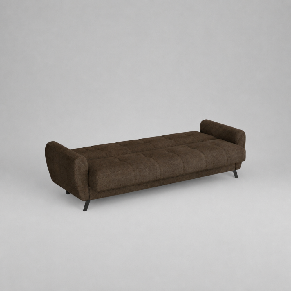 Kaya 3 Seater Sofabed - Brown