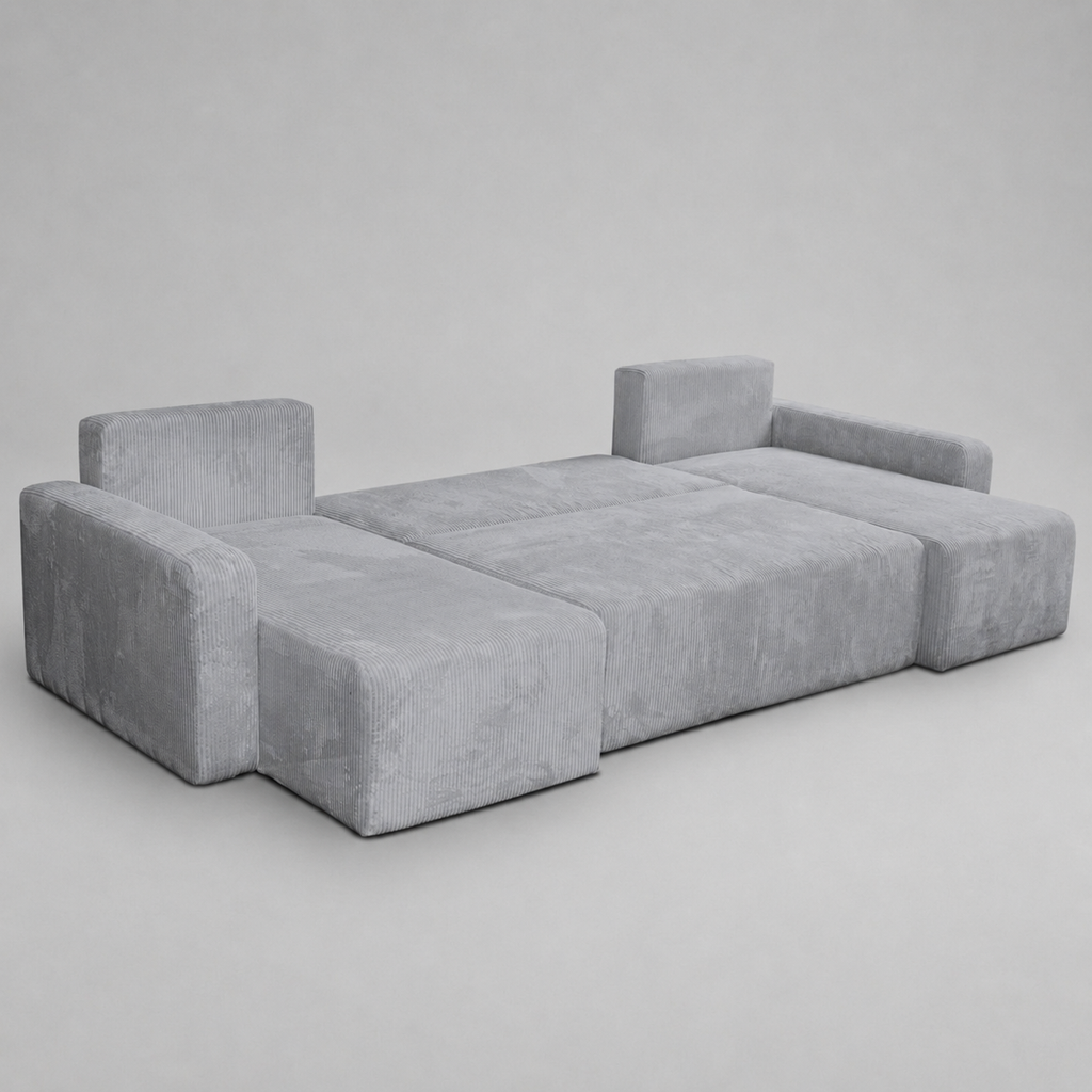 Yasmine U Shaped Sofabeds, Grey