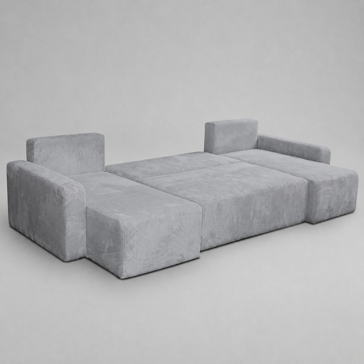 Yasmine U Shaped Sofabeds, Grey