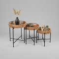 Weaved Nesting Table