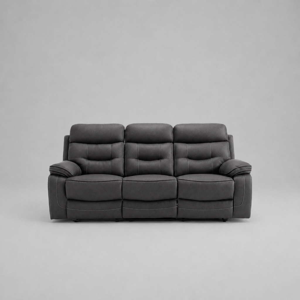 Renzo, 3 Seater, Grey