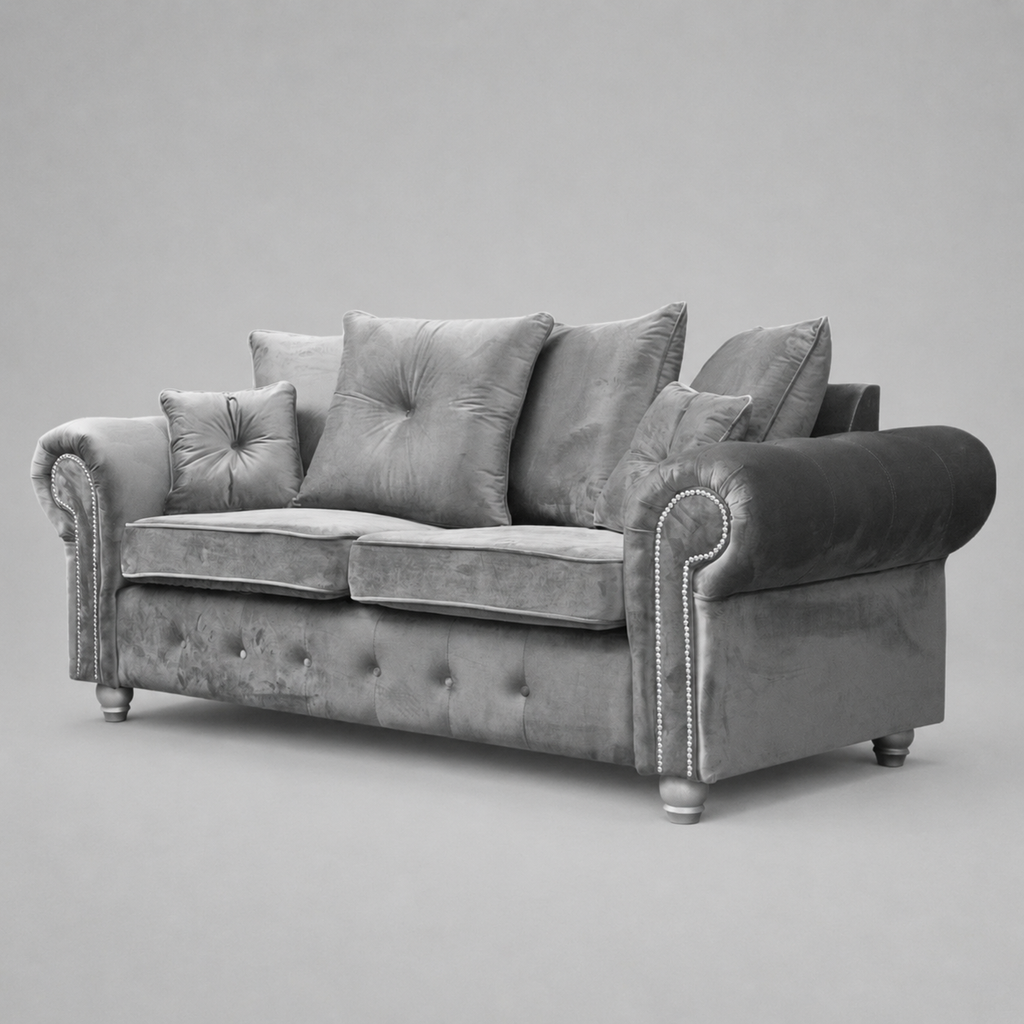 Olimpia Grey 3 seater